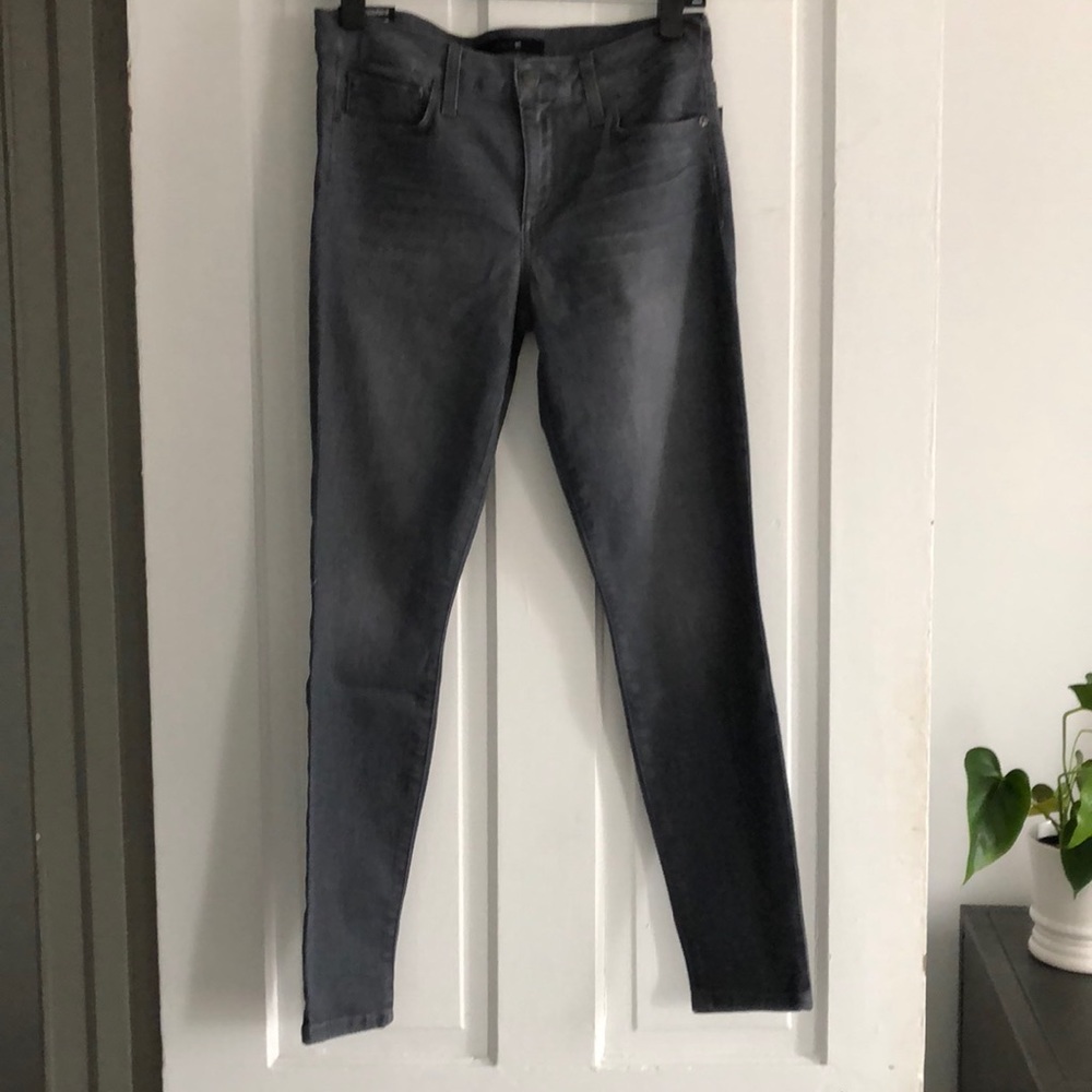 Joe’s Jeans grey wash skinny ankle jean